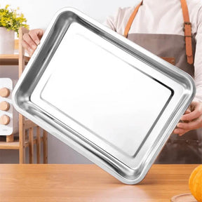Forma Bandeja em Aço Inoxidável