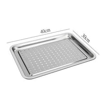Bandeja Perfurada em Aço Inoxidável Premium PerfoTray - Nada de Odores ou Umidade Acumulada!