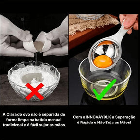 Separador de Gema em Inox