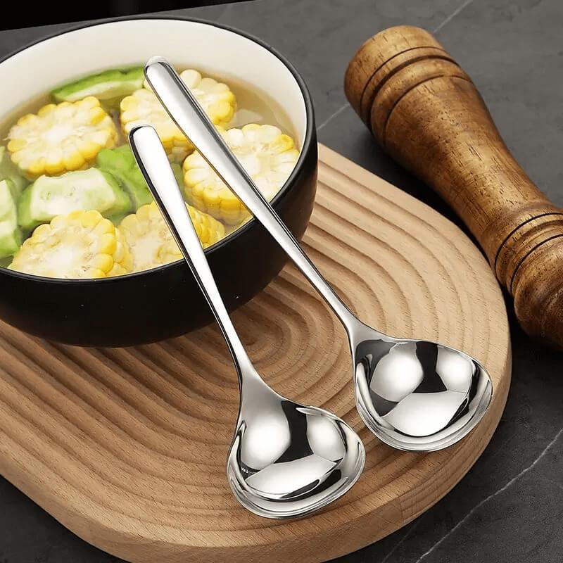 Concha de Sopa em Aço Inoxidável Elegance