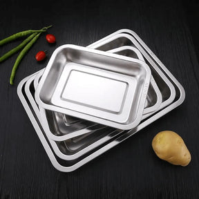 Forma Bandeja em Aço Inoxidável