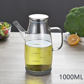 Azeiteira de Vidro com Bico Dosador Inox InnovaCozinha