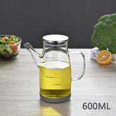 Azeiteira de Vidro com Bico Dosador Inox InnovaCozinha