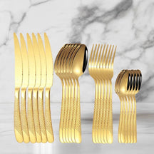 Conjunto de Talheres Inox Premium 24 Peças