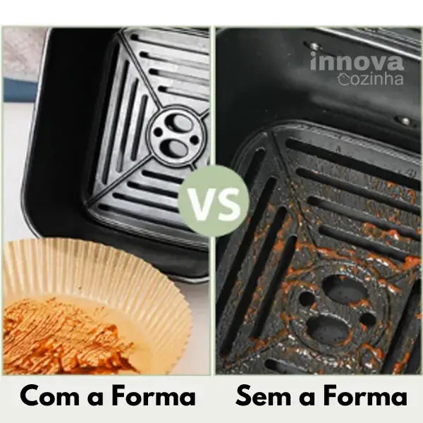 Forma AirFryer Descartável Redondo Antiaderente InnovaAir