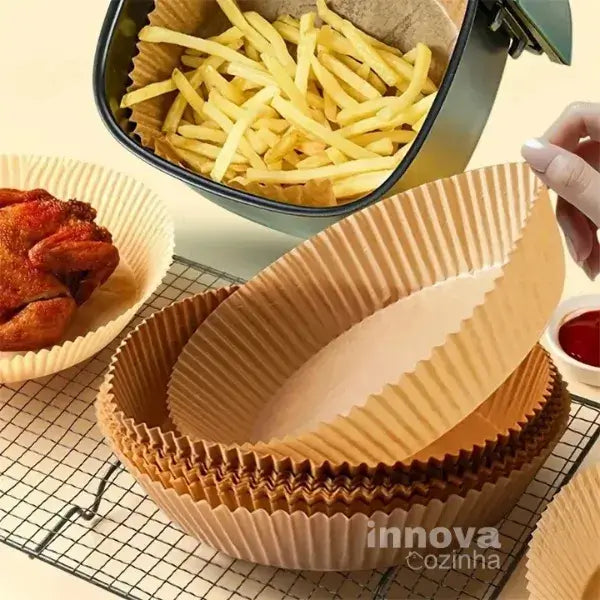 Forma AirFryer Descartável Redondo Antiaderente InnovaAir