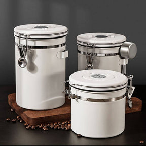 Pote para Café Hermético em Aço Inoxidável InnovaCoffee