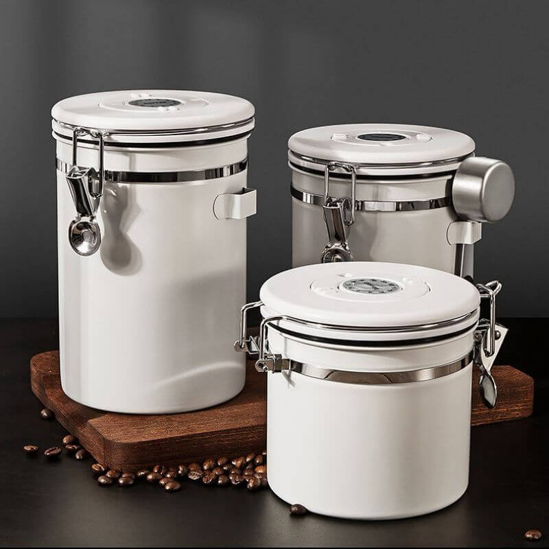 Pote para Café Hermético em Aço Inoxidável InnovaCoffee