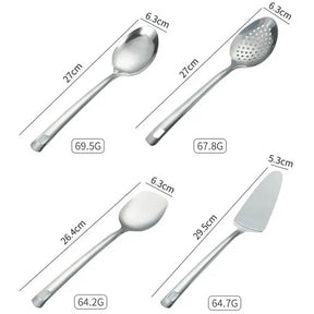 Conjunto de Utensílios em Inox