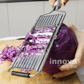 Ralador Premium Inox Antiaderente Multiuso InnovaCozinha - 8X MAIS RÁPIDO!