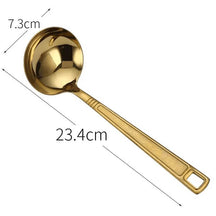 Talheres em Aço Inoxidável Dourado