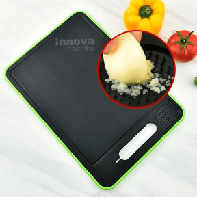 InnovaCozinha Pro - Tábua Multifuncional 4 em 1| Tábua de Cortar Carne e Alimentos Dupla Face | Bandeja de Descongelamento 4 em 1 - InnovaCozinha