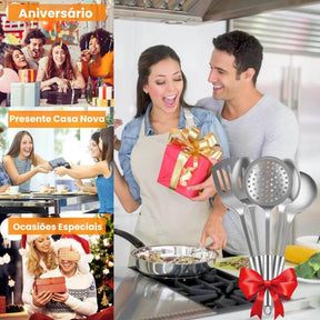 Conjunto de Cozinha Inox InnovaProLine 5 Peças