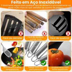 Conjunto de Cozinha Inox InnovaProLine 5 Peças