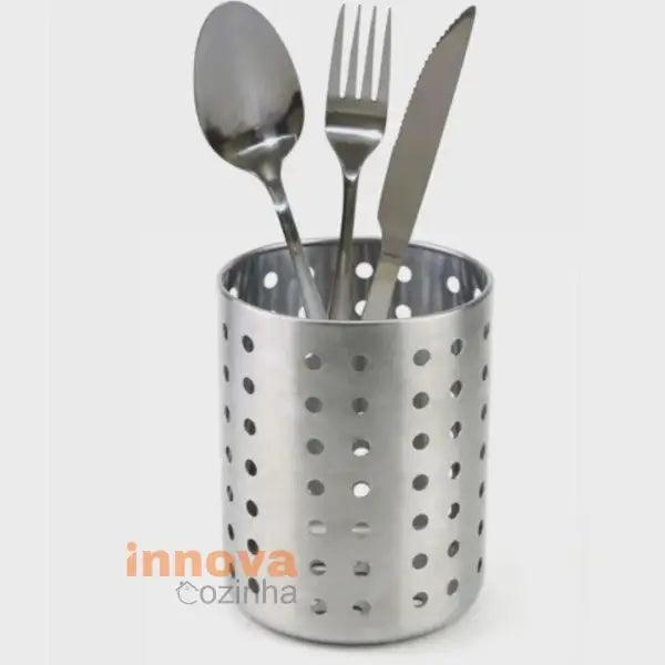 Escorredor de Talheres Inox Redondo Pro InnovaCozinha - InnovaCozinha