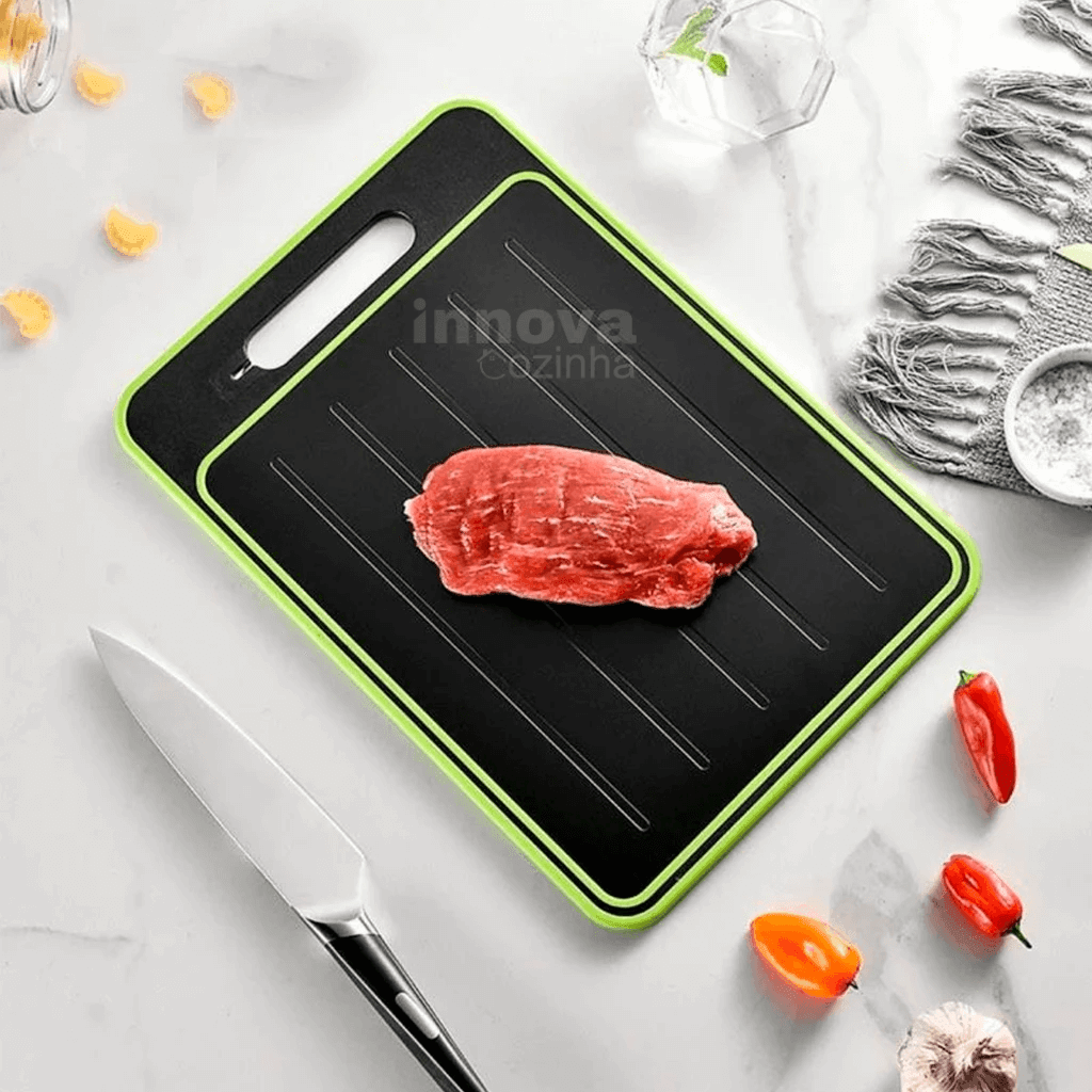 Tábua de Cortar Carne e Alimentos Descongelante InnovaCozinha Pro - InnovaCozinha