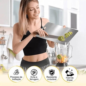 Tábua de Corte em Aço Inoxidável InnovaSteel
